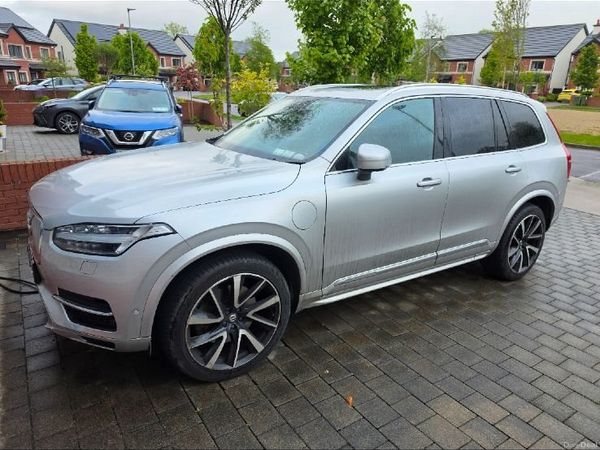 Volvo XC90 SUV, Petrol Hybrid, 2019, Silver