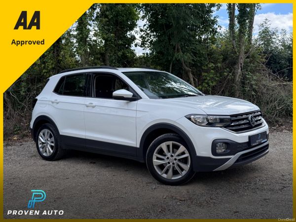 Volkswagen T-Cross Hatchback, Petrol, 2019, White