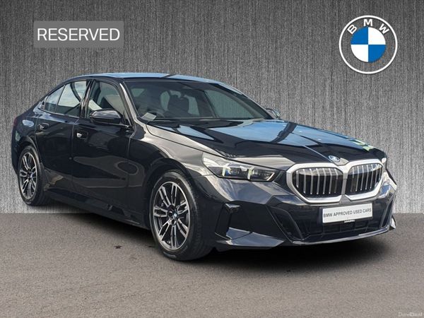 BMW 5-Series Saloon, Petrol Plug-in Hybrid, 2026, Black
