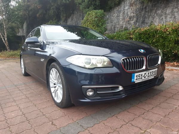 BMW 5-Series Saloon, Diesel, 2015, Blue