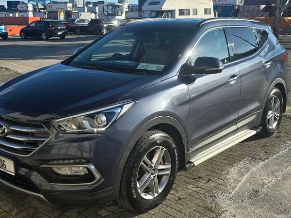 Hyundai Santa Fe SUV, Diesel, 2017, Blue