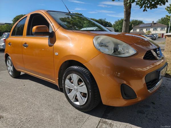 Nissan March Hatchback, Petrol, 2013, Orange