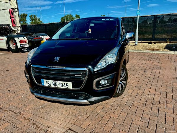 Peugeot 3008 SUV, Diesel Hybrid, 2015, Black