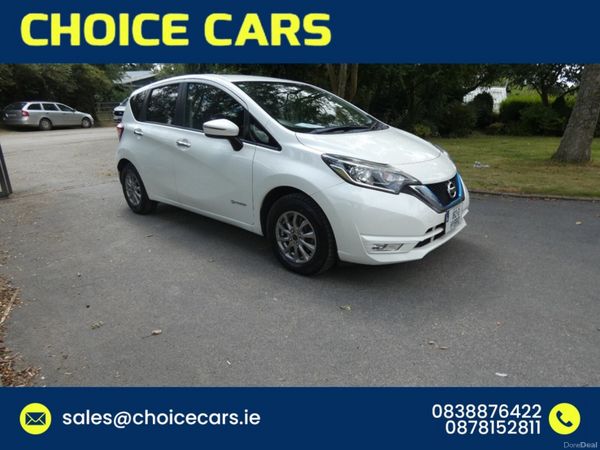Nissan Note Hatchback, Petrol Hybrid, 2018, White