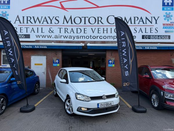 Volkswagen Polo Hatchback, Petrol, 2017, White