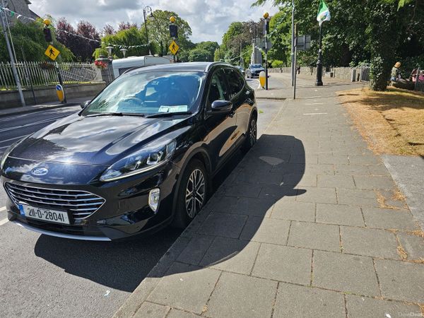 Ford Kuga SUV, Petrol Plug-in Hybrid, 2021, Black