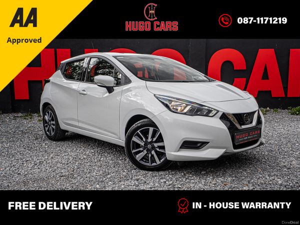 Nissan Micra Hatchback, Petrol, 2018, White