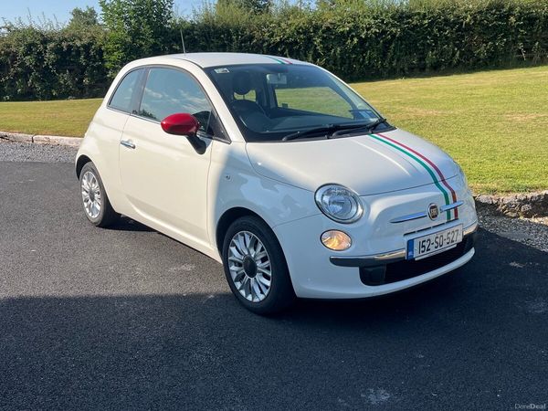 Fiat 500 Hatchback, Petrol, 2015, White
