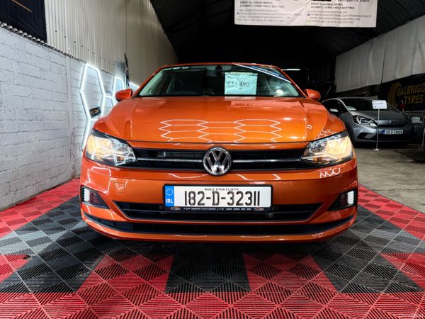 Volkswagen Polo Hatchback, Petrol, 2018, Orange