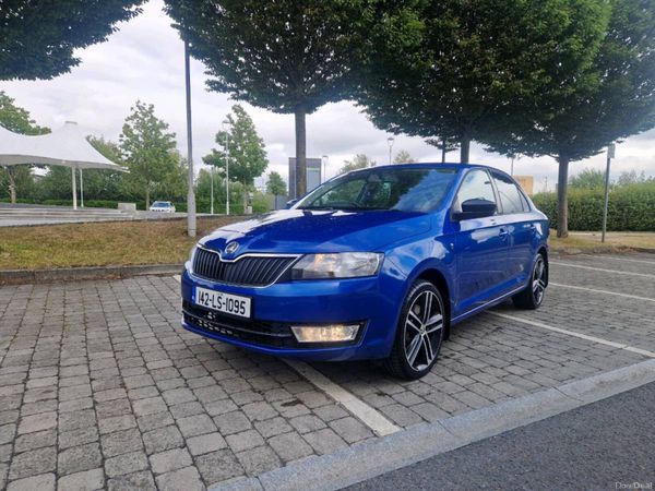 Skoda Rapid Hatchback, Petrol, 2014, Blue