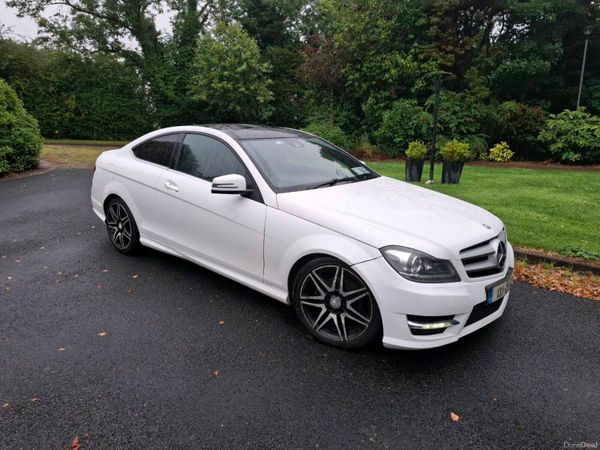 Mercedes-Benz C-Class Coupe, Diesel, 2013, White
