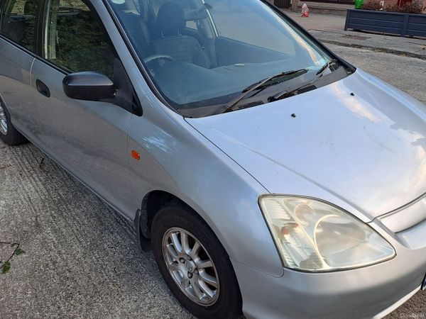 Honda Civic Hatchback, Petrol, 2002, Silver