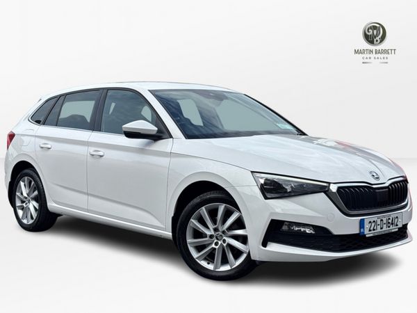 Skoda Scala Hatchback, Petrol, 2022, White