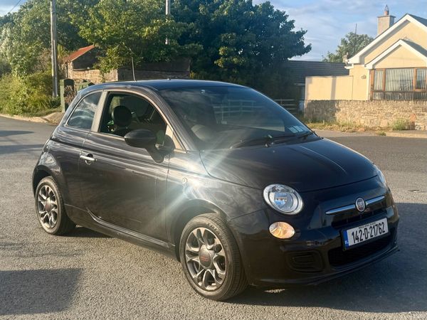 Fiat 500 Hatchback, Petrol, 2014, Black