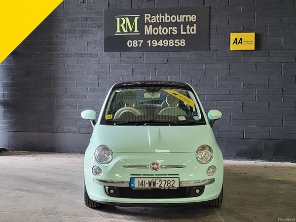 Fiat 500 Hatchback, Petrol, 2014, Green