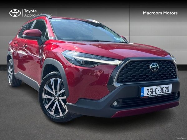 Toyota Corolla Cross SUV, Petrol Hybrid, 2025, Red