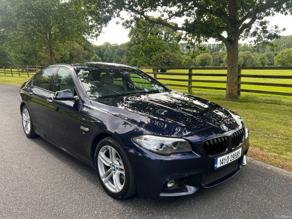 BMW 5-Series Saloon, Diesel, 2014, Blue