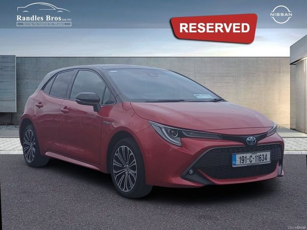 Toyota Corolla Hatchback, Petrol Hybrid, 2019, Red