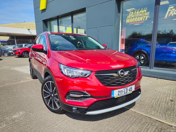 Opel Grandland X SUV, Petrol Plug-in Hybrid, 2021, Red