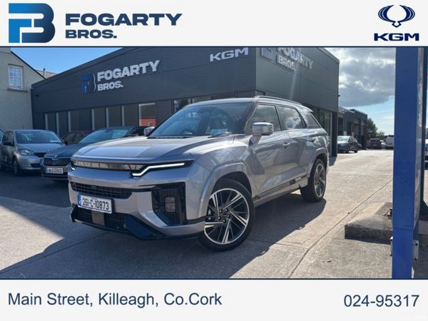 KGM Actyon SUV, Petrol Hybrid, 2026, Grey