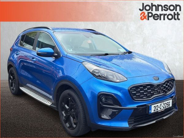 Kia Sportage SUV, Diesel Hybrid, 2021, Blue