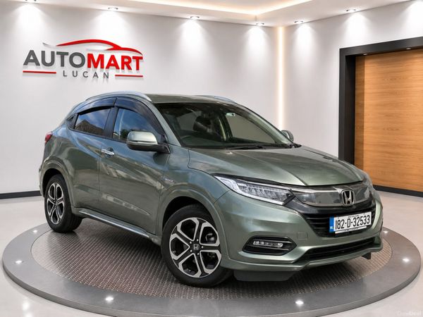 Honda Vezel SUV, Petrol Hybrid, 2018, Green