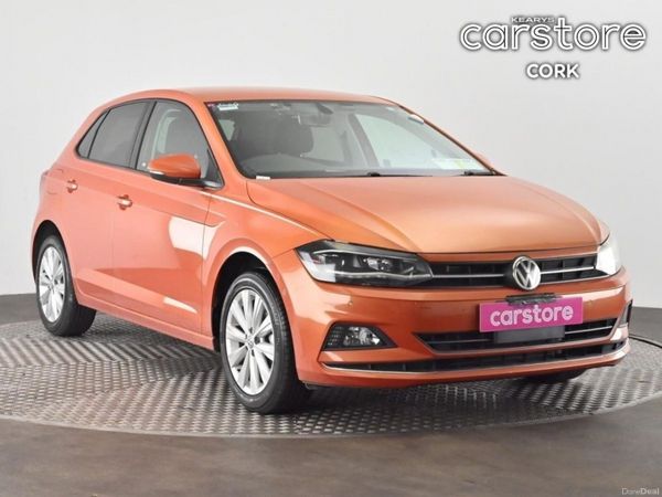 Volkswagen Polo Hatchback, Petrol, 2019, Orange