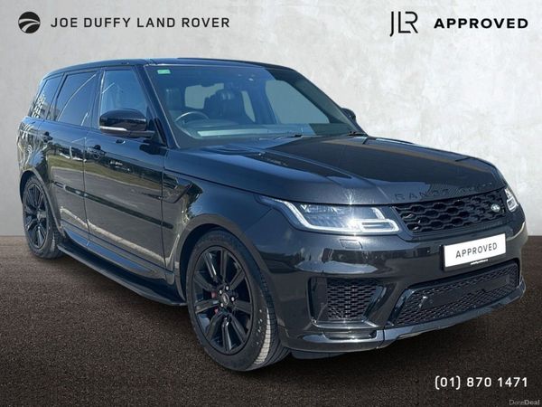 Land Rover Range Rover Sport SUV, Petrol Plug-in Hybrid, 2022, Black