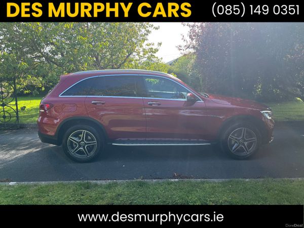 Mercedes-Benz GLC SUV, Diesel Plug-in Hybrid, 2020, Red
