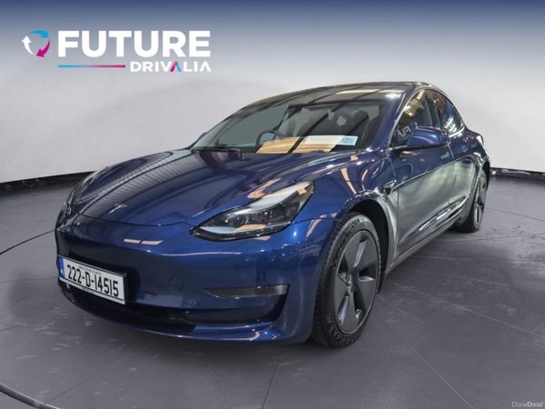 Tesla Model 3 Saloon, Electric, 2022, Blue