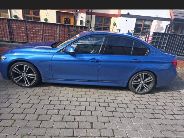 BMW 3-Series Saloon, Petrol Plug-in Hybrid, 2017, Blue