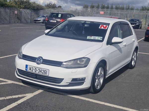 Volkswagen Golf Hatchback, Petrol, 2014, White