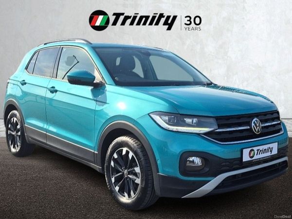 Volkswagen T-Cross SUV, Petrol, 2020, Green