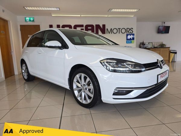 Volkswagen Golf Hatchback, Petrol, 2018, White