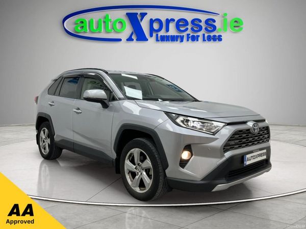Toyota RAV4 SUV, Petrol Hybrid, 2021, Silver