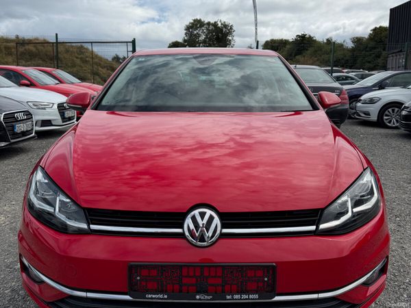 Volkswagen Golf Hatchback, Petrol, 2018, Red