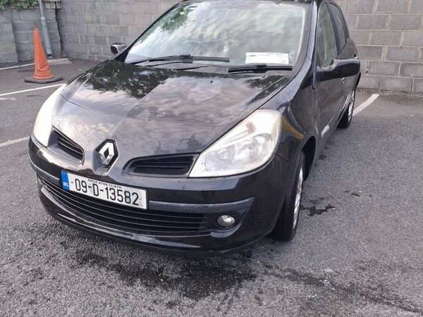 Renault Clio Hatchback, Ethanol Petrol, 2009, Black
