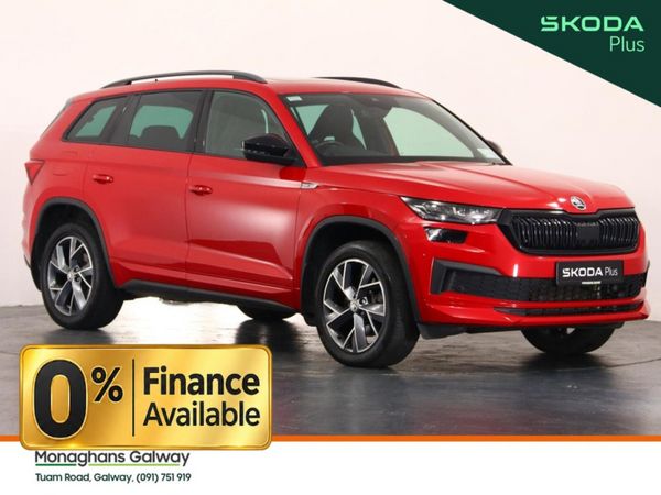 Skoda Kodiaq Estate, Diesel, 2023, Red