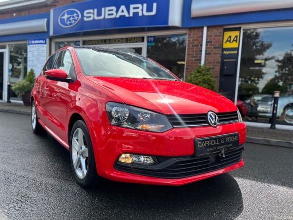 Volkswagen Polo Hatchback, Petrol, 2018, Red