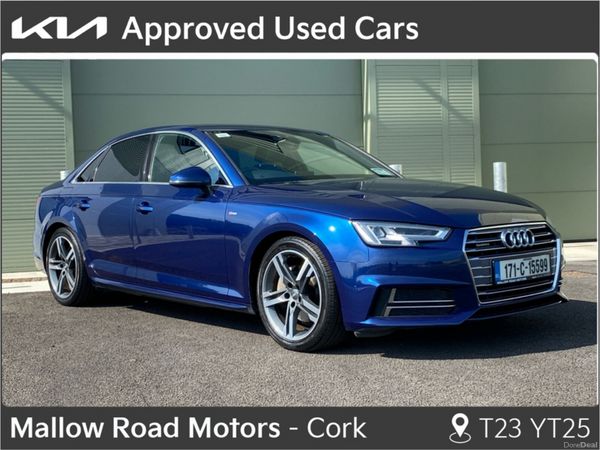 Audi A4 Saloon, Diesel, 2017, Blue