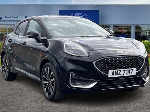 Ford Puma SUV, Petrol Hybrid, 2023, Black