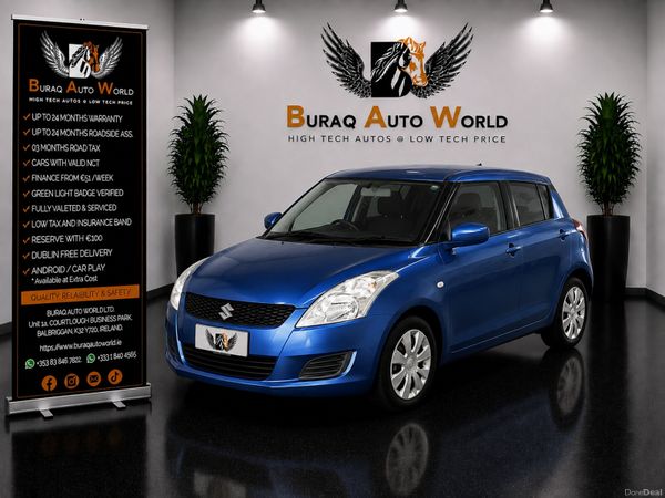 Suzuki Swift Hatchback, Petrol, 2013, Blue