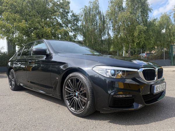 BMW 5-Series Saloon, Petrol Plug-in Hybrid, 2018, Black