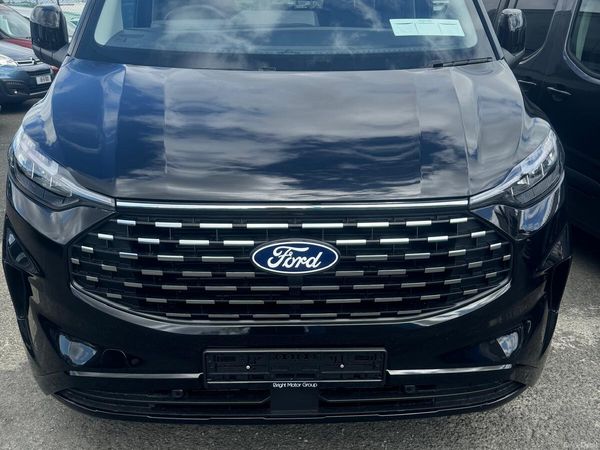 Ford Tourneo Custom MPV, Petrol Plug-in Hybrid, 2025, Black