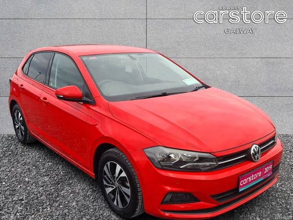 Volkswagen Polo Hatchback, Petrol, 2019, Red