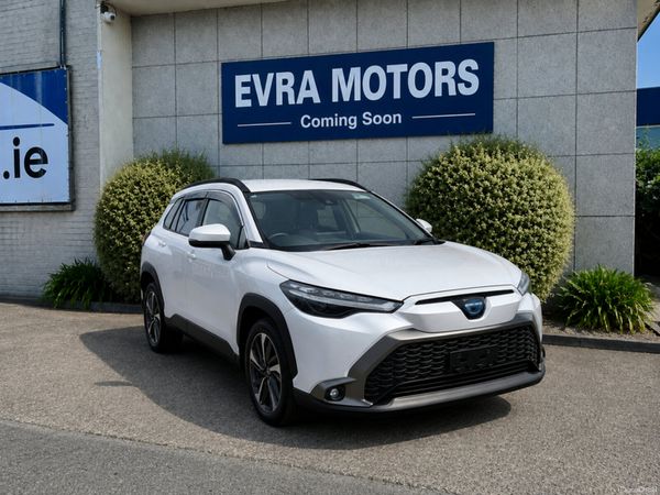Toyota Corolla Cross SUV, Petrol Hybrid, 2023, White