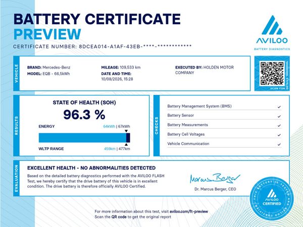 Mercedes-Benz EQB Estate/Jeep, Electric, 2022, Blue