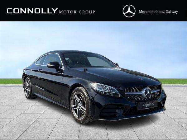 Mercedes-Benz C-Class Coupe, Petrol, 2021, Black