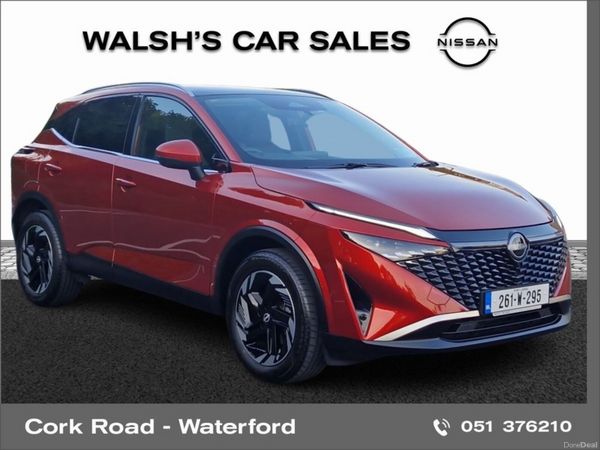 Nissan Qashqai SUV, Petrol Hybrid, 2026, Red