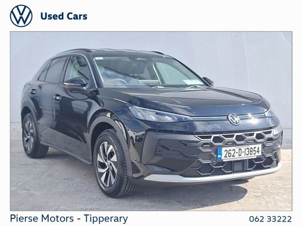 Volkswagen T-Roc SUV, Petrol, 2026, Black